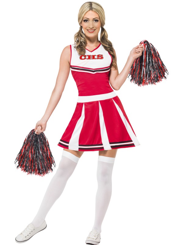 Flexibele Cheerleader Vrouw Kostuum