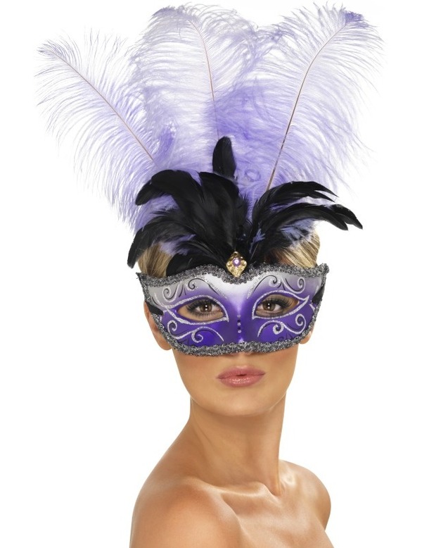 Venetiaans Colombina Oogmasker Vrouw