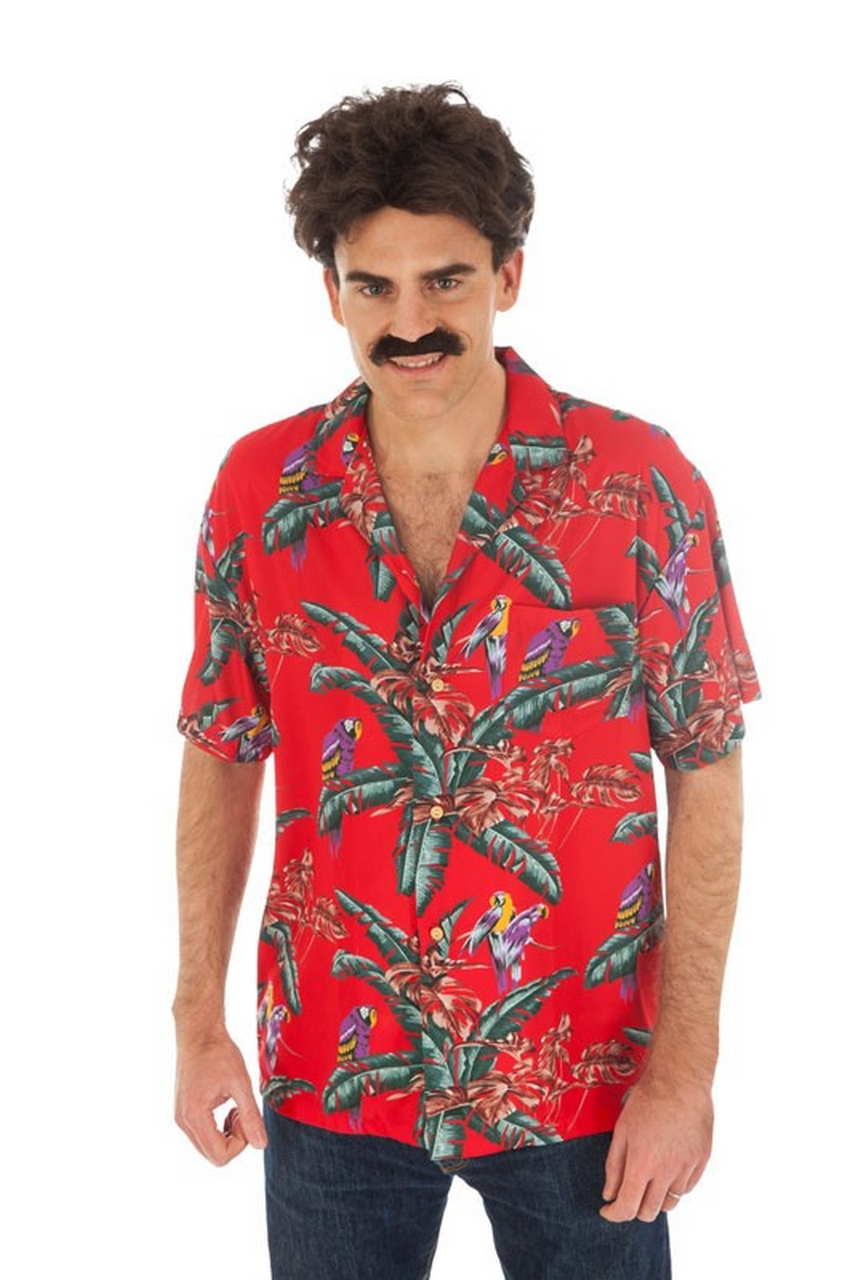 Hawaii In The Red Sky Shirt Man