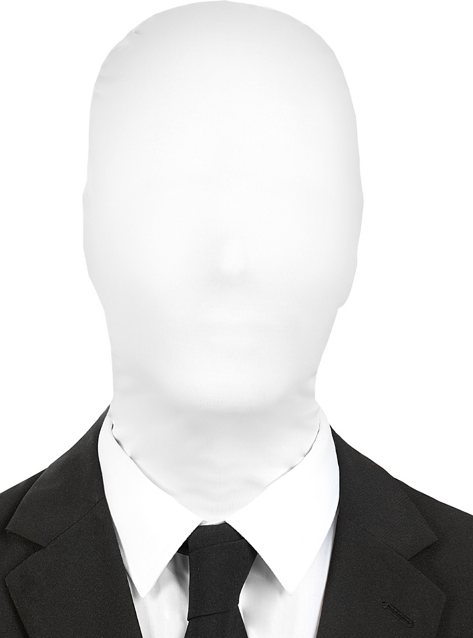 White Slenderman Masker