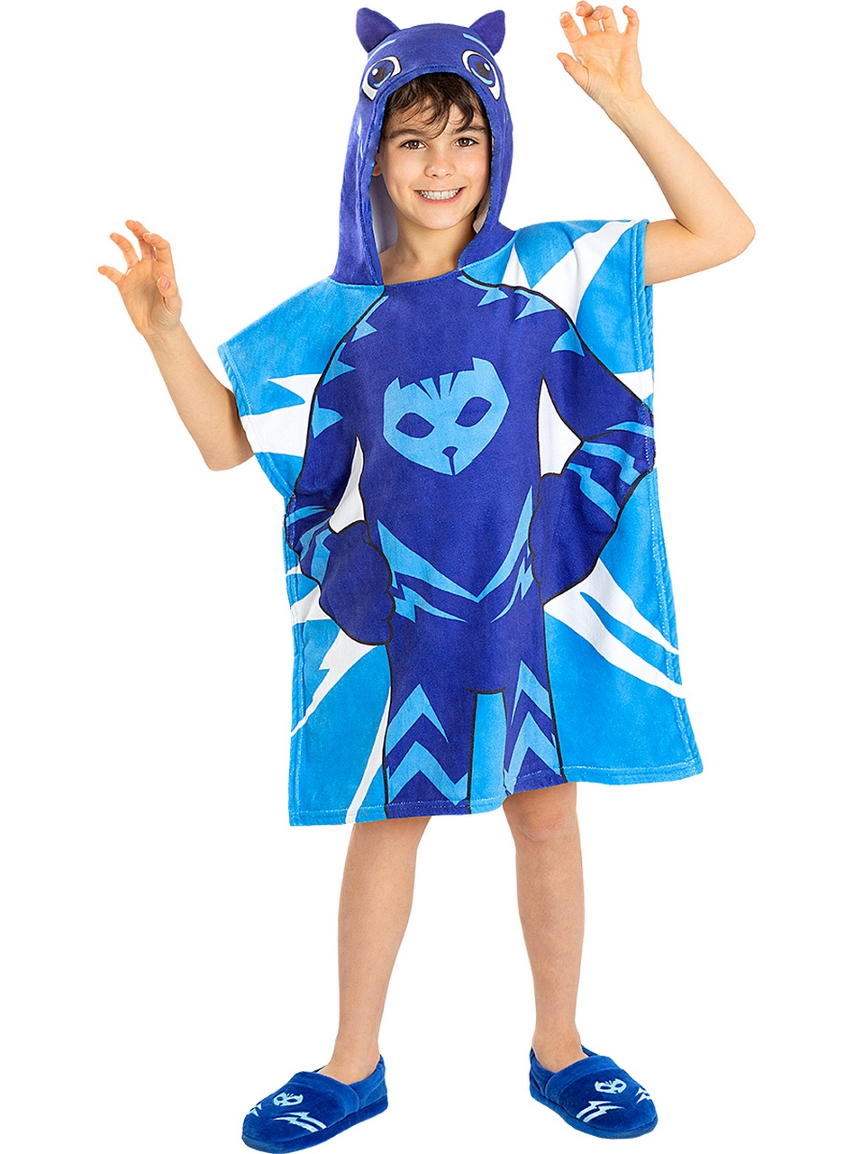 Catboy Poncho Handdoek Pj Masks Kind Kostuum