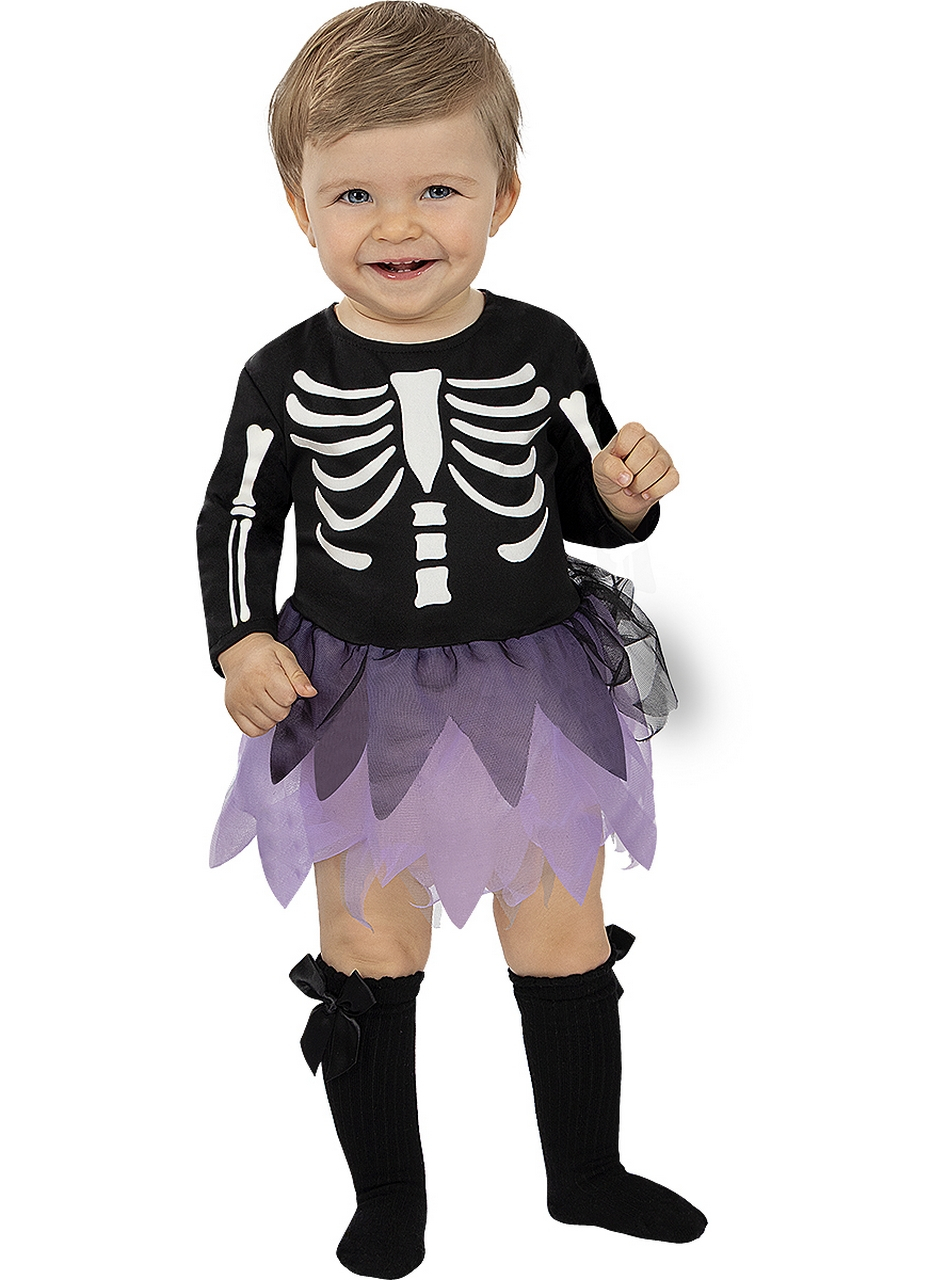 Heel Schattig Baby Skeletje Meisje Kostuum