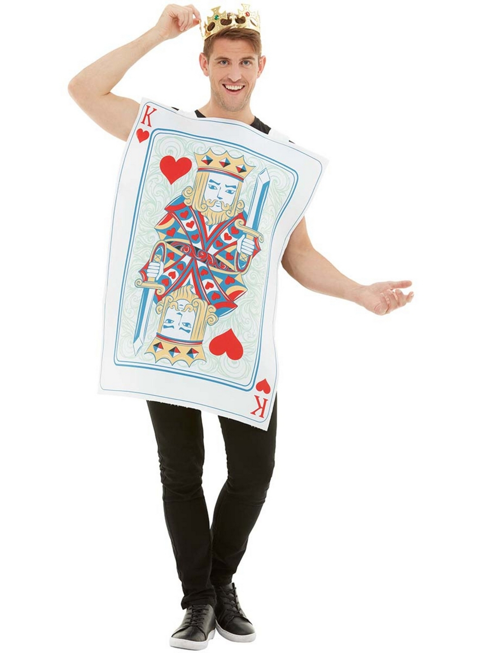 King Of Hearts Card Costume Kostuum