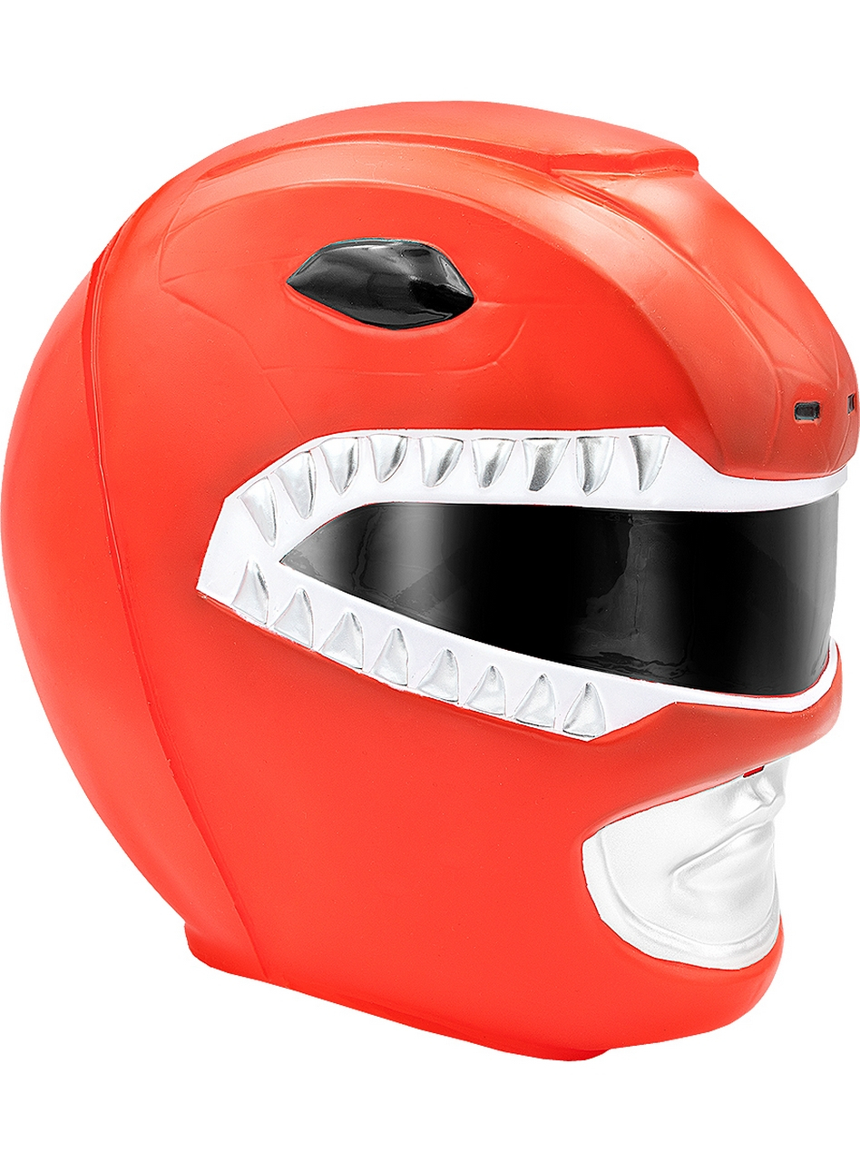 Dino Helm Rode Power Ranger