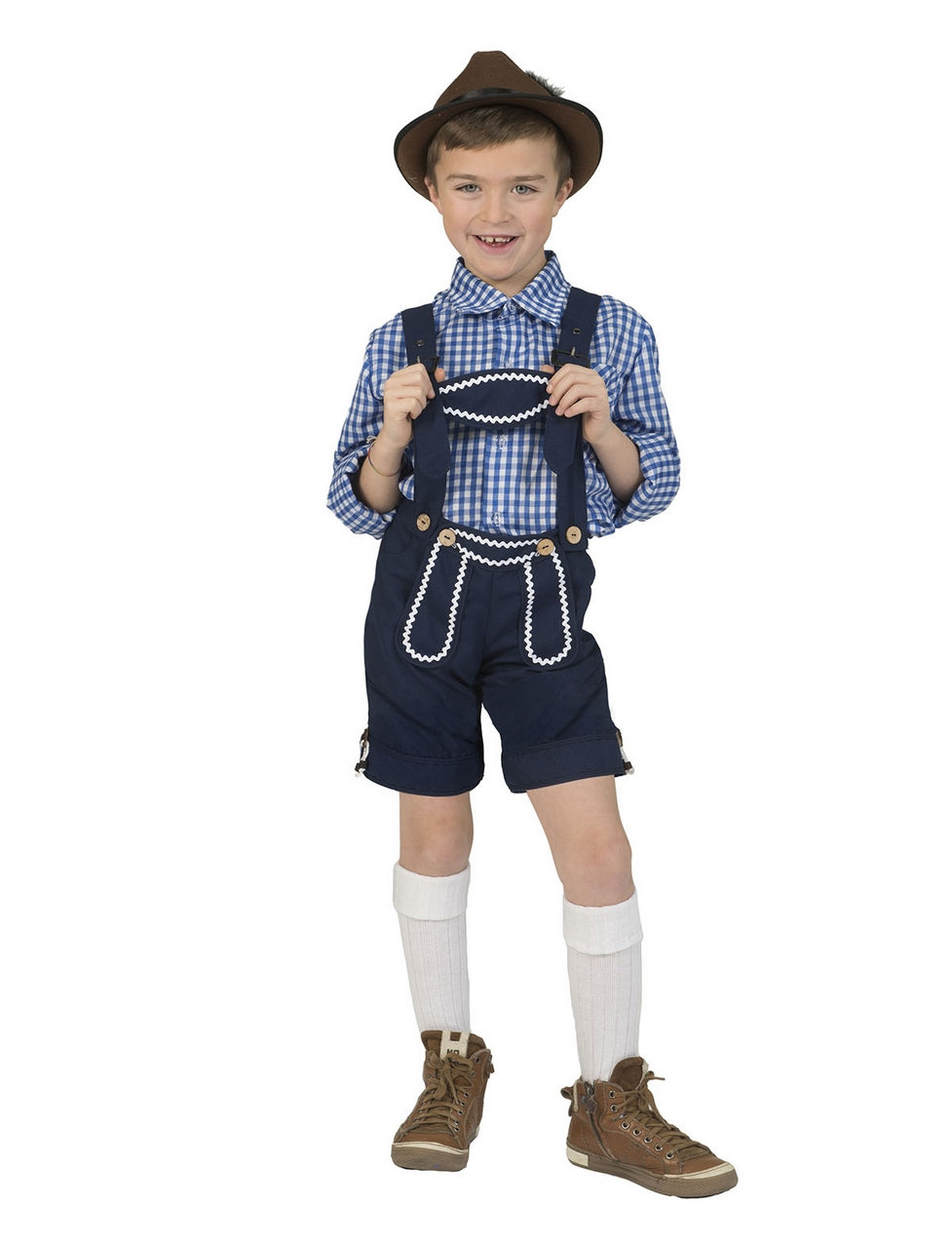 Blauwe Lederhosen Gunther Tirol Jongen