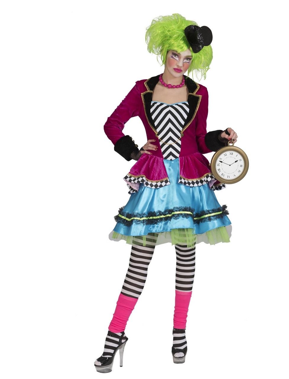 Boosaardige Mad Hatter Vrouw Kostuum