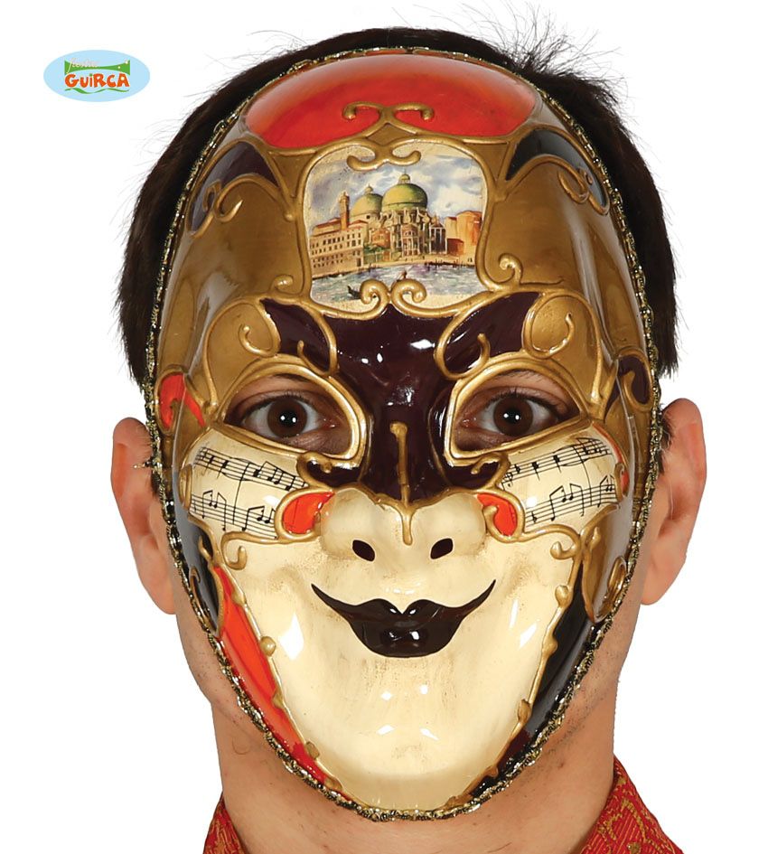 Venetiaans Masker Muzieknoten