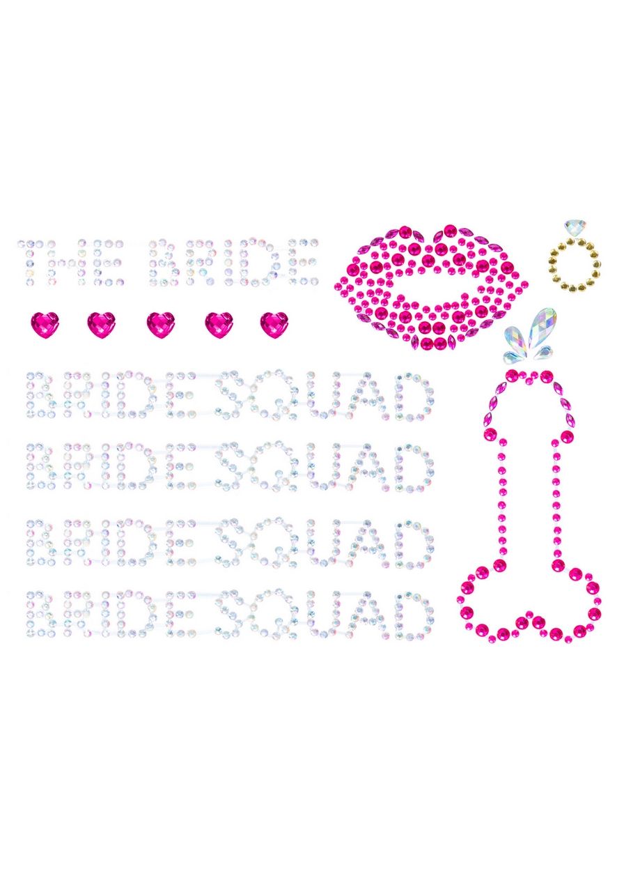 Bride Squad Bodystickers