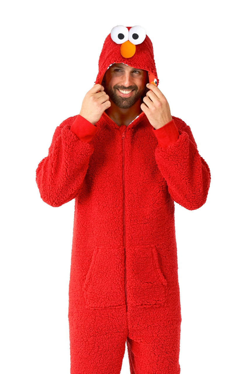 Elmo De Pelmo Sesamstraat Onesie Kostuum