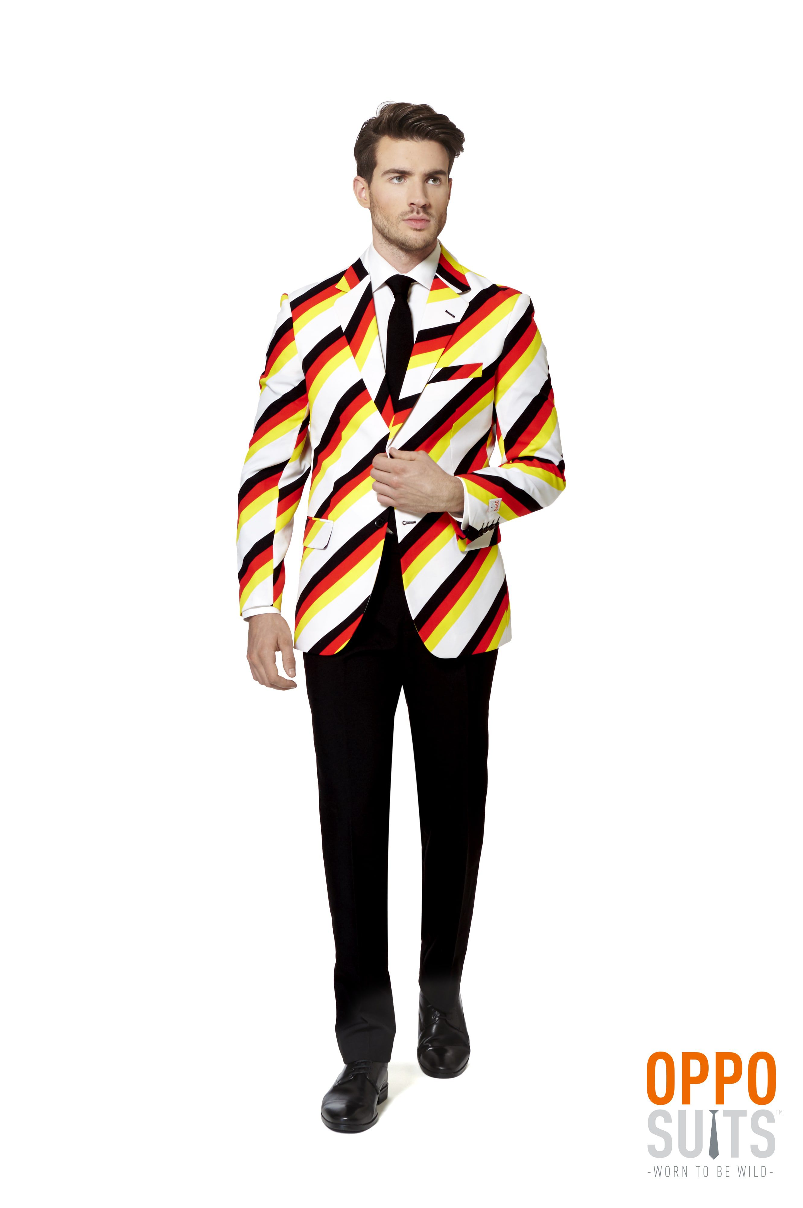 Duitse Der Germinator Opposuit Man Kostuum