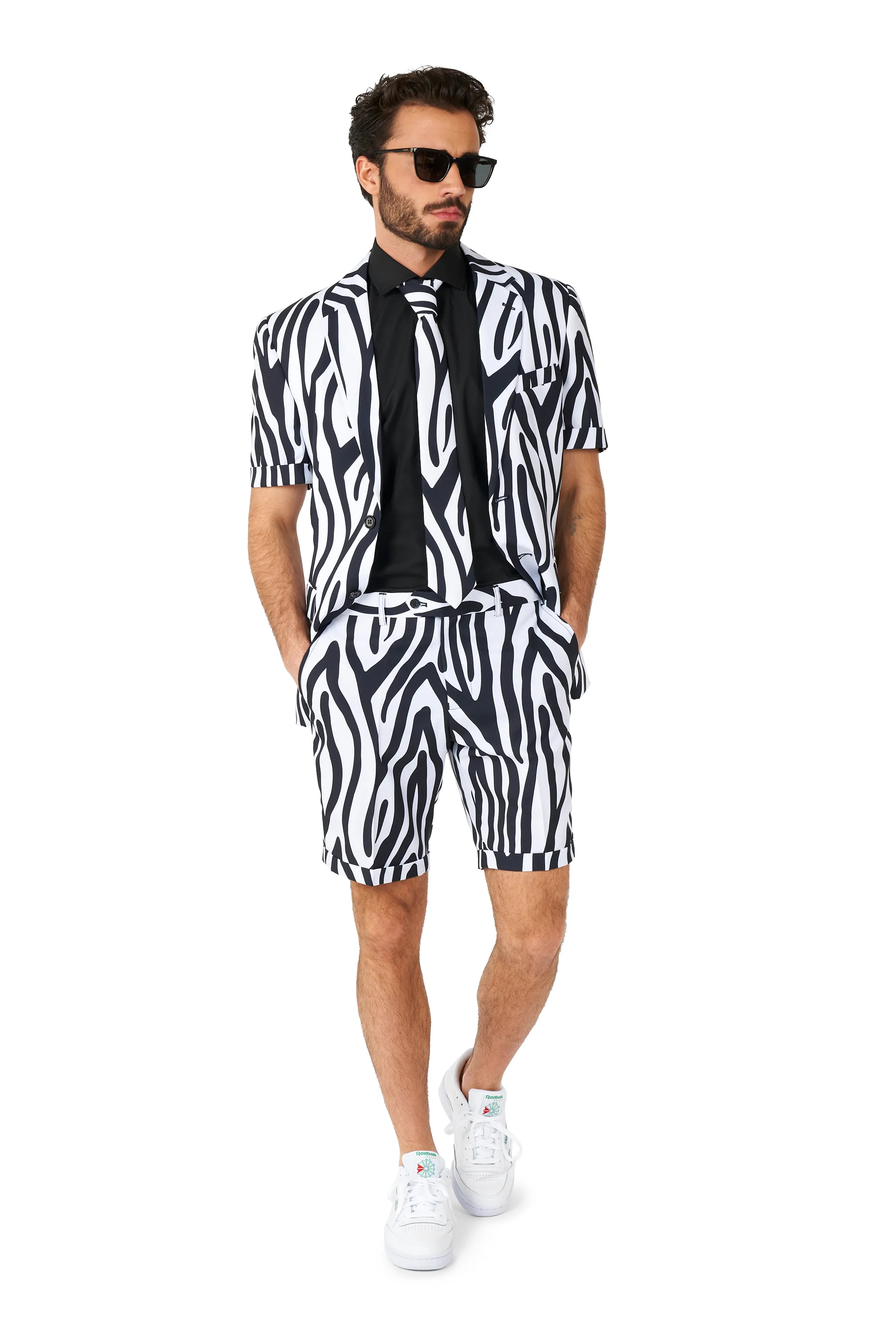 Summer Zazzy Zebra Stripes Man Kostuum