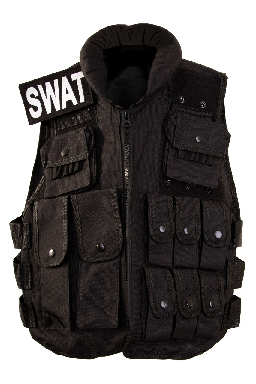 Utility Vest Swat Arnold Schwarz Kostuum