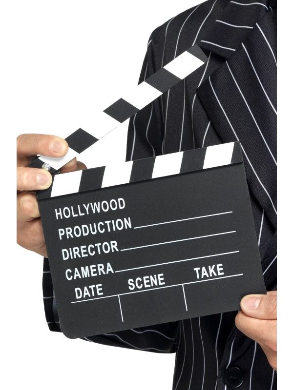 Filmklapper Hollywood 20 X 20 Centimeter