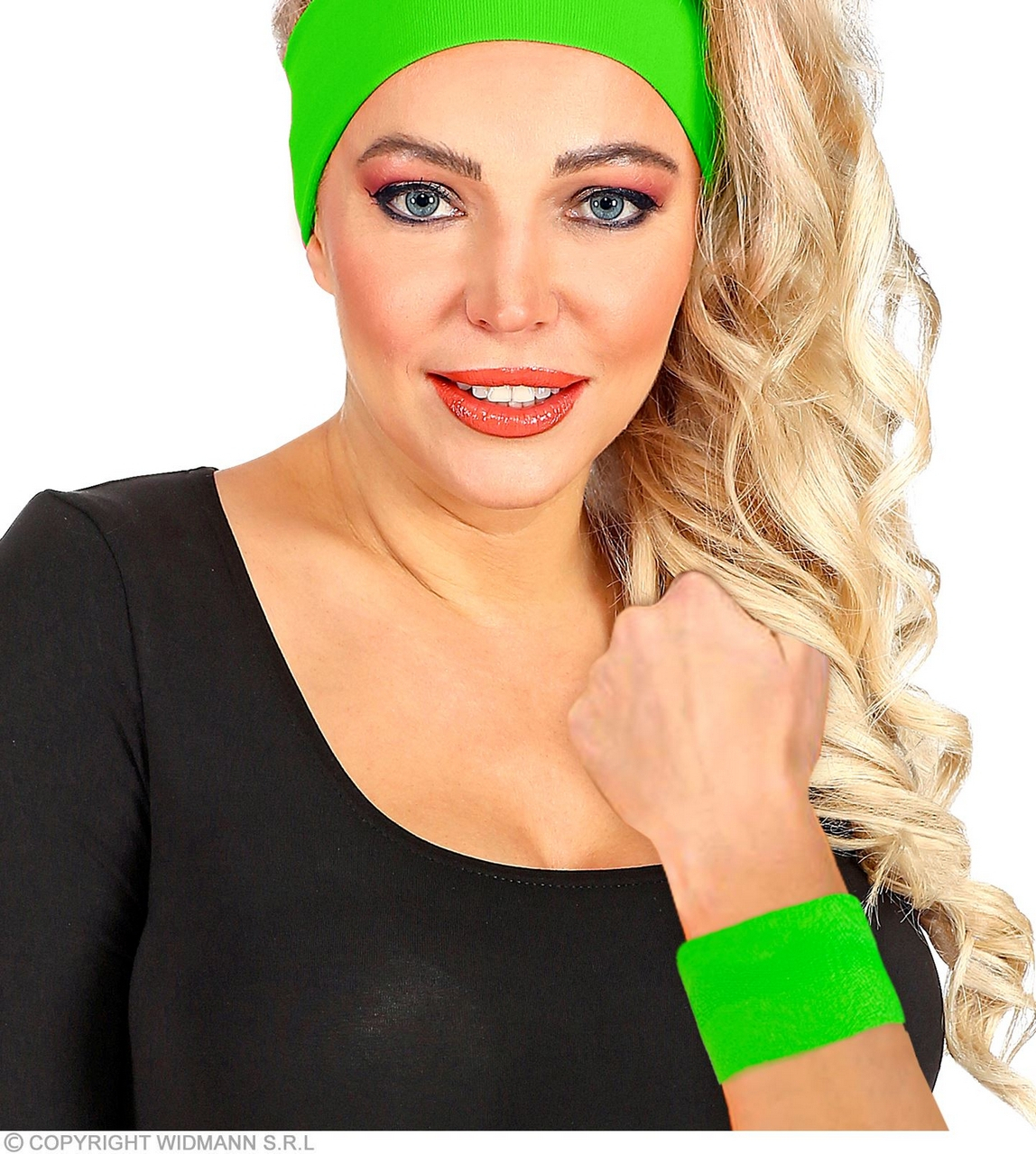 Not Afraid To Move Zweetband Pols Neon Groen