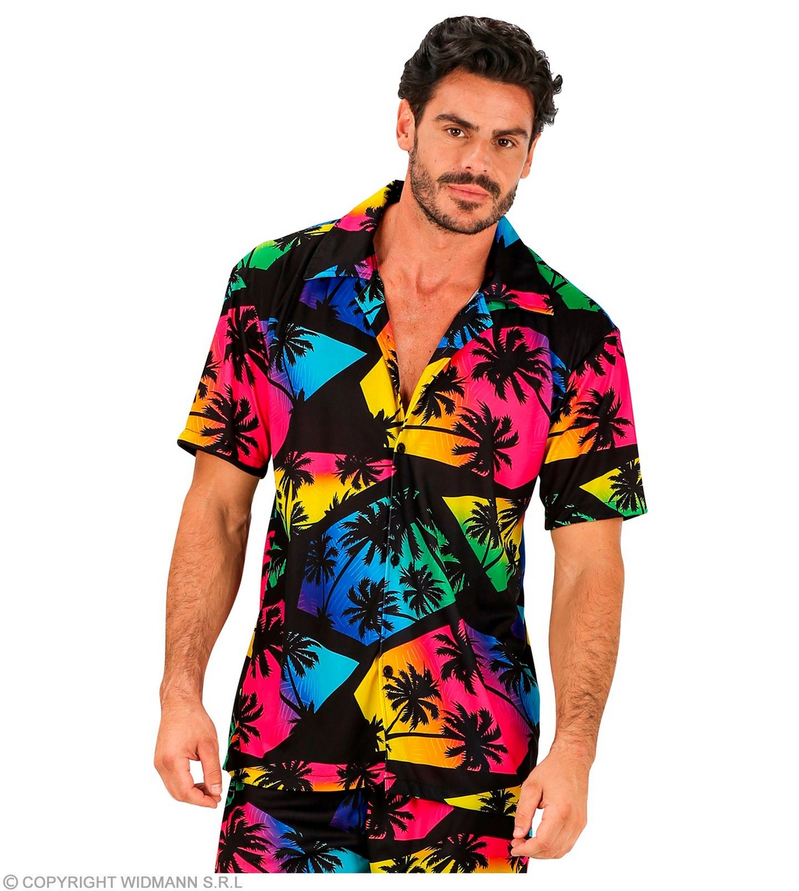 Summer Sunset Palmtree Shirt Man