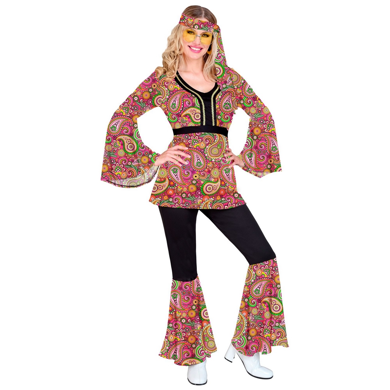 Dance All Night Hippie Jaren 60 Style Vrouw Kostuum