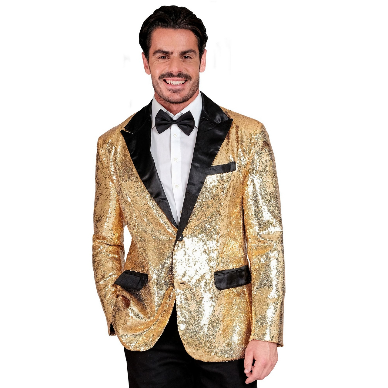 Showmaster Golden Glam Pailletten Colbert Man