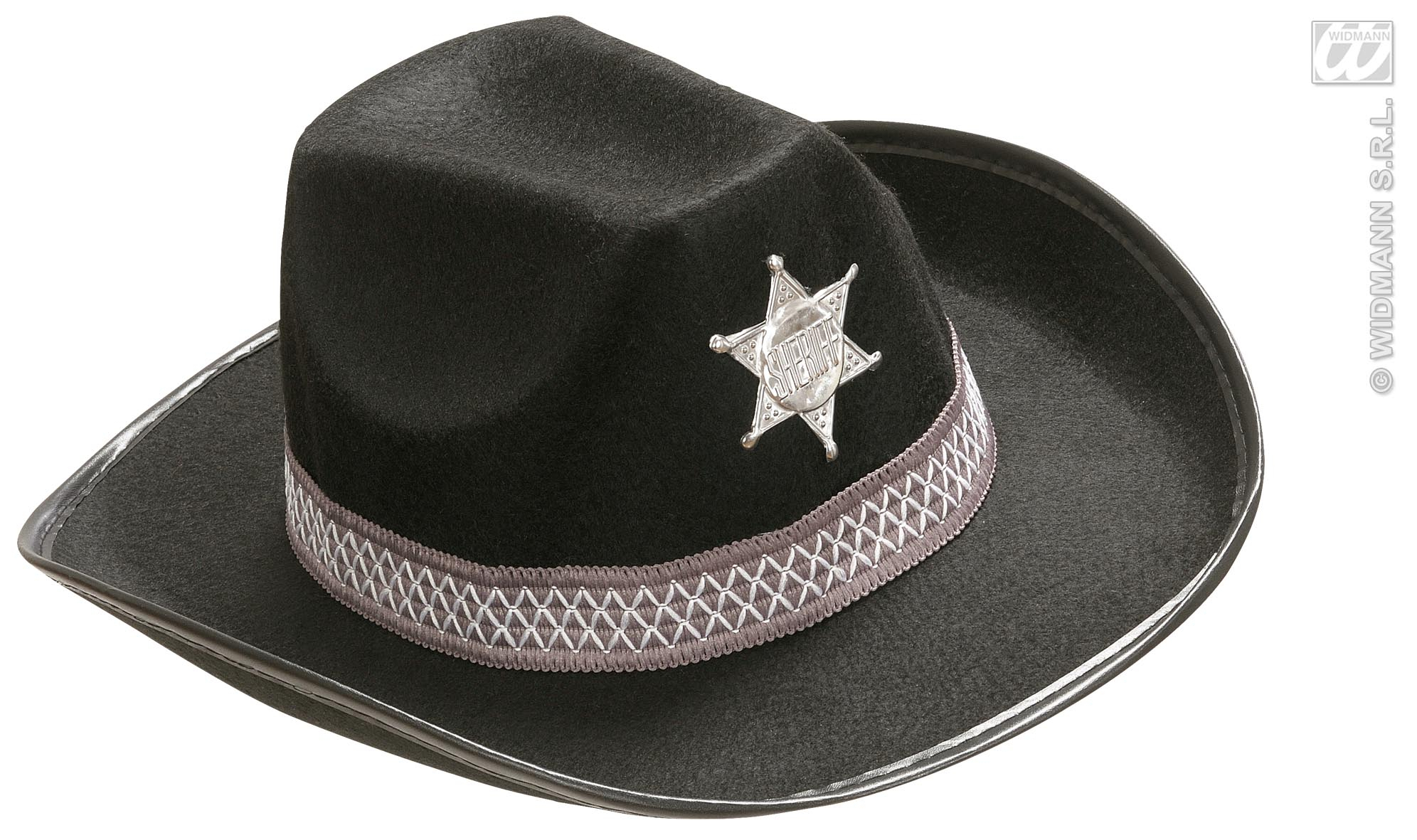 Hoed Sheriff Kind, Zwart