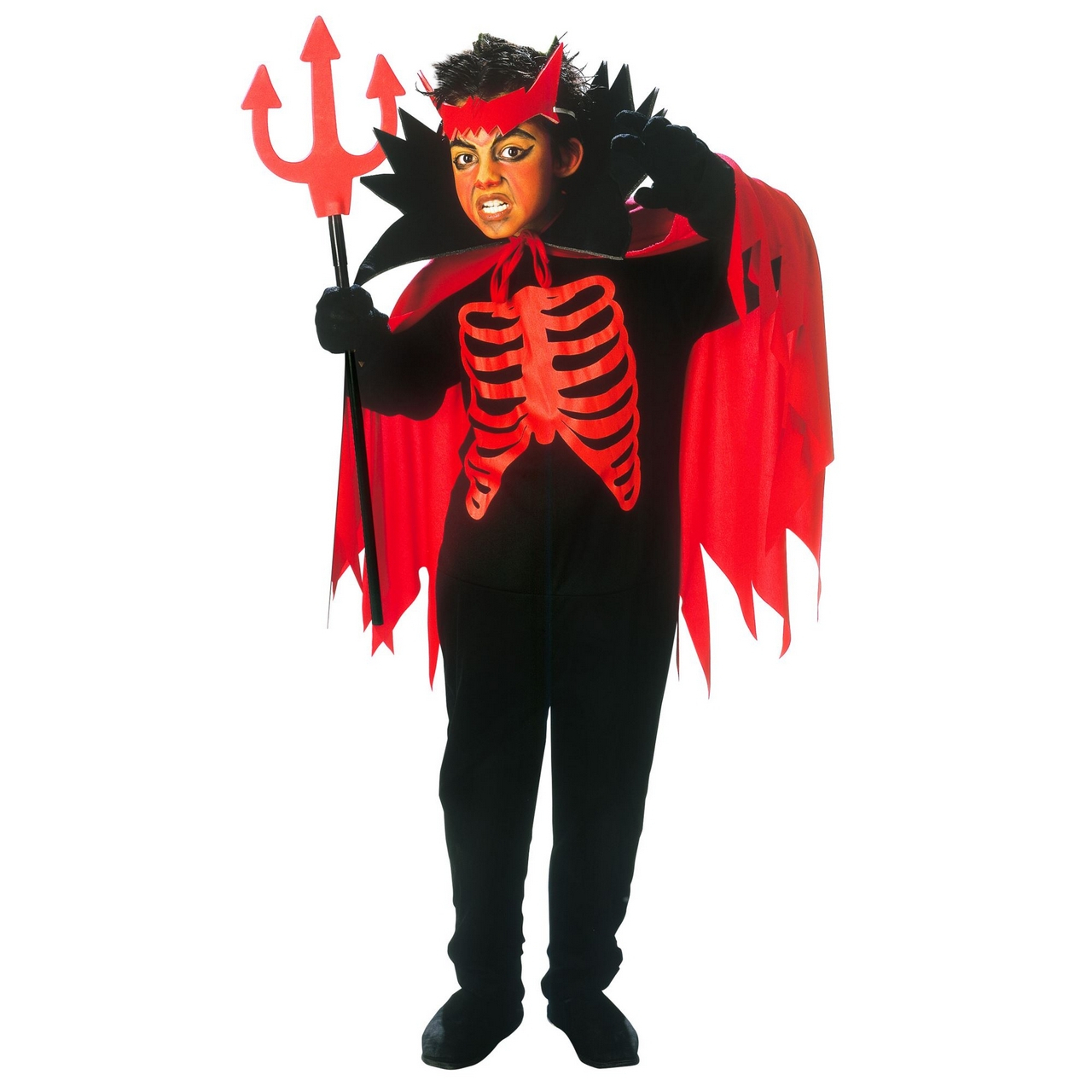 Scary Devil Horror Saltimbanco Kostuum Jongen