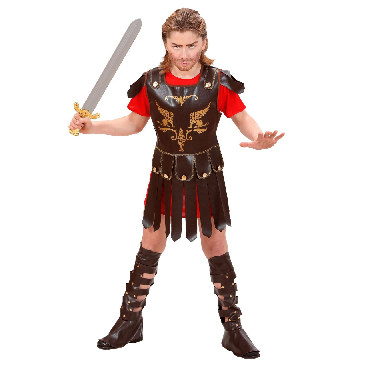 Romeinse Gladiator Kind Kostuum Jongen