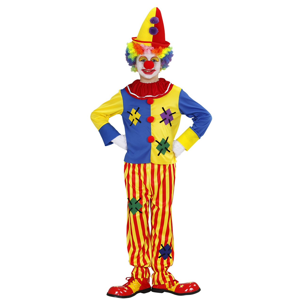 Circus Clown Kind Kostuum Jongen