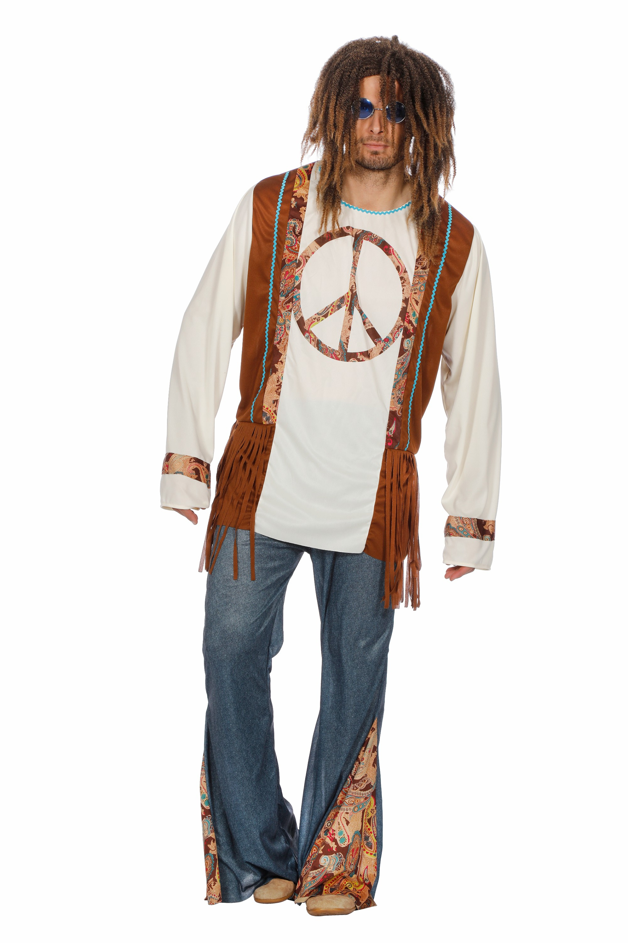 Hippie Peace Forever Man Kostuum