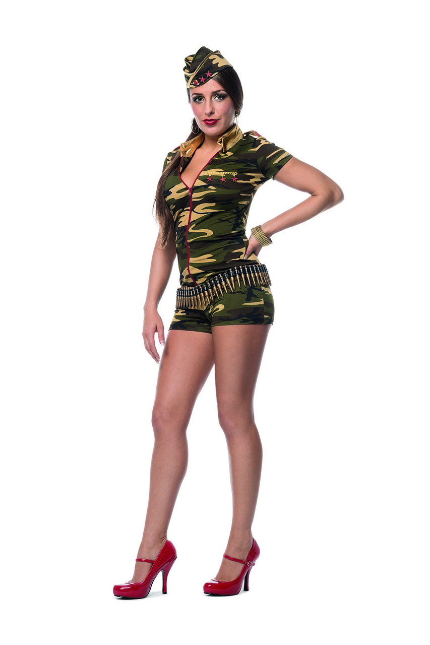 Catsuit Camouflage Droom Leger Vrouw Kostuum