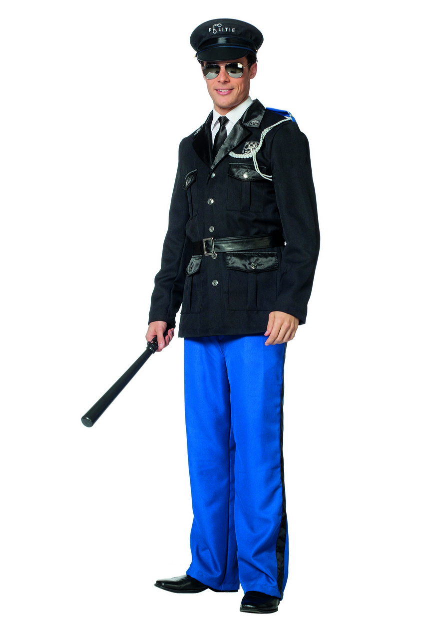 Politie Marechaussee Uniform Man Kostuum