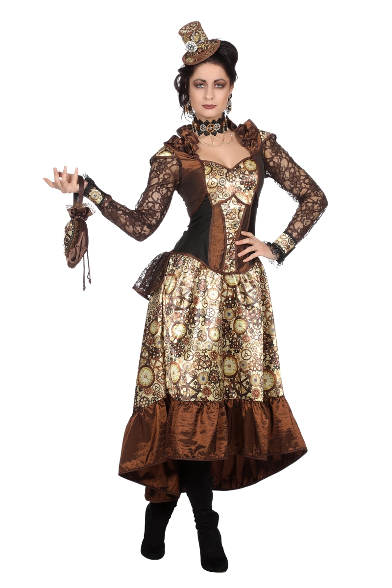 Steampunk Industriele Revolutie Vrouw Kostuum