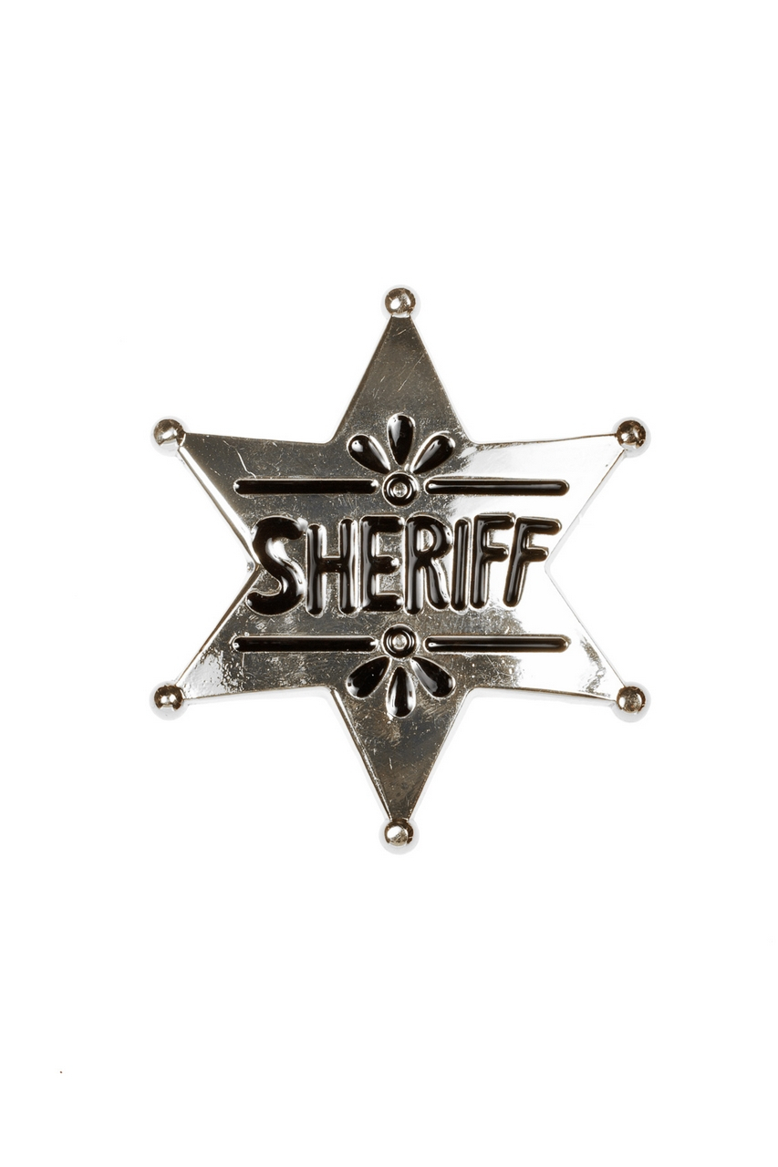 Badge Sheriff Zilver