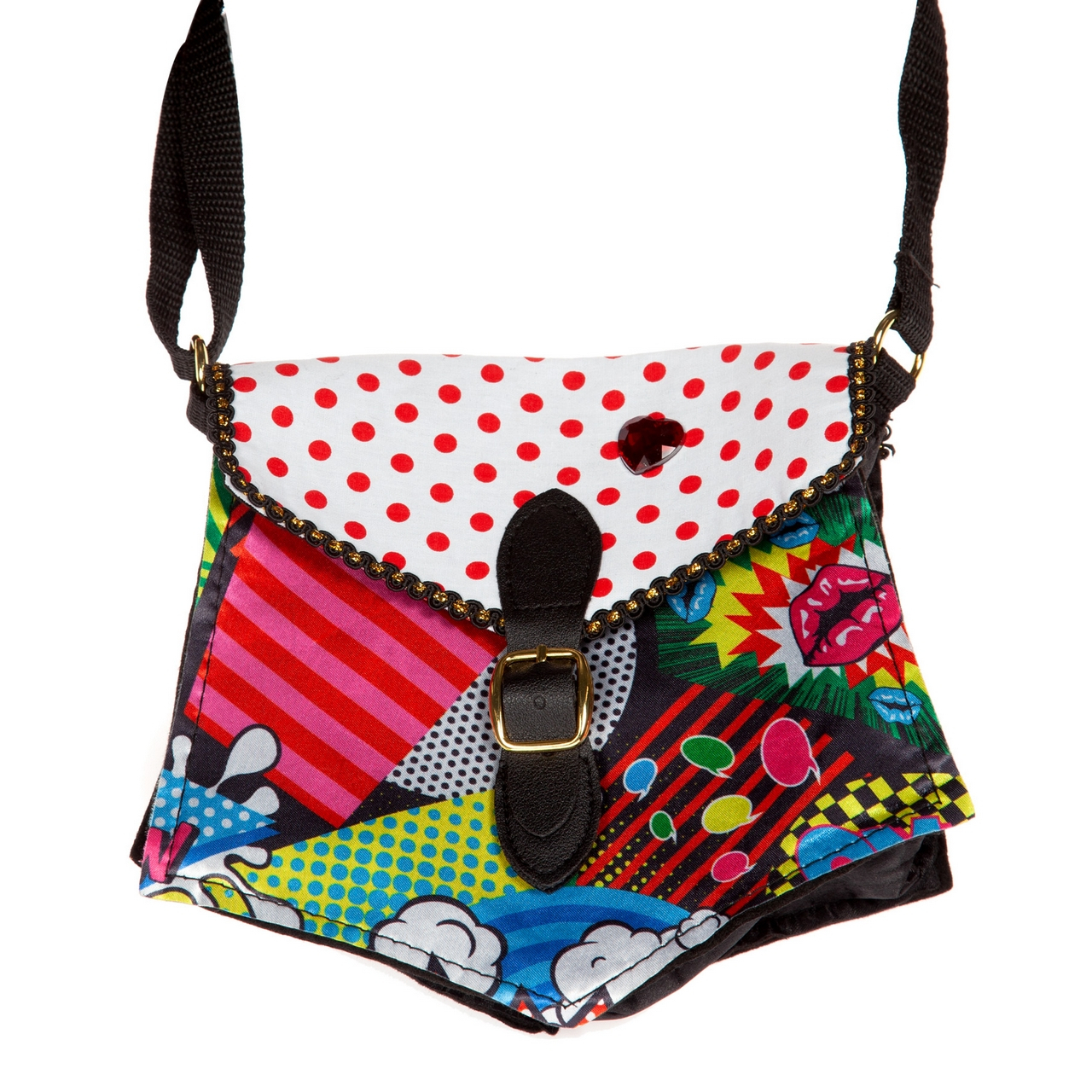 Tas Funky Pop-Art Met Gesp