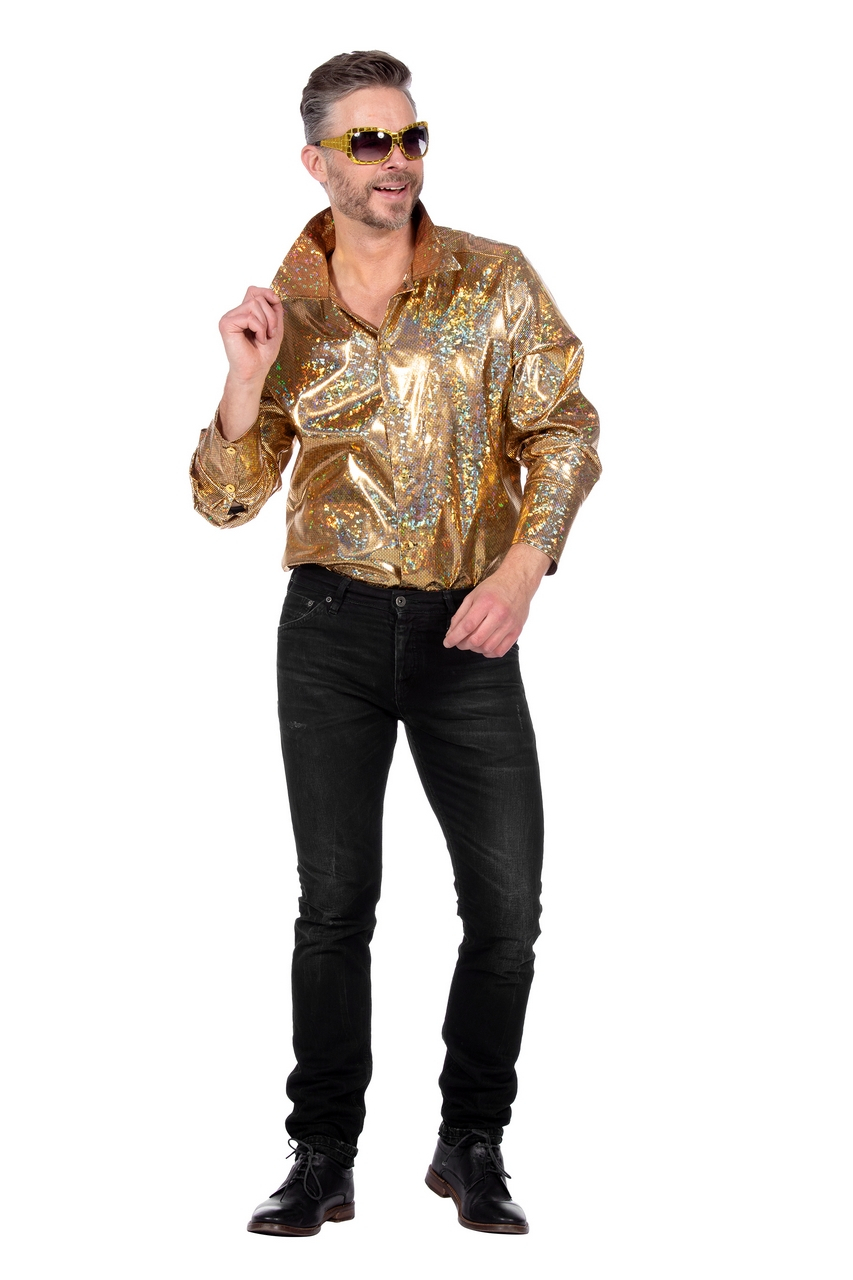 Golden Shine Disco Overhemd Man