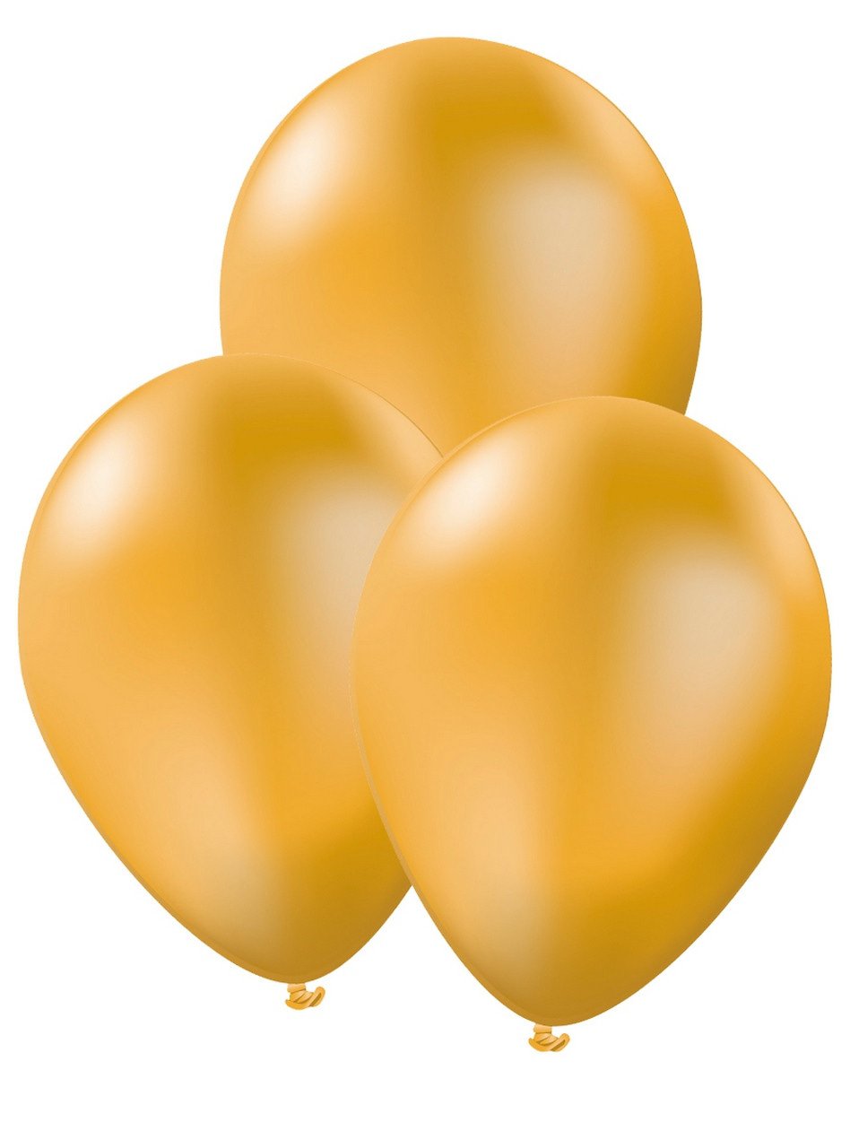 Latex Ballonnen Gold Party 10 Stuks