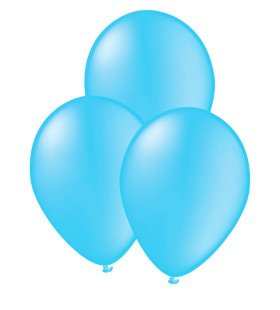 Latex Ballonnen Licht Blauw 10 Stuks