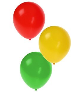 100 Ballonnen Rood Geel Groen