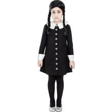 Wednesday Addams Uit The Addams Family Meisje Kostuum