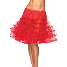 Medium Lange Petticoat Rood