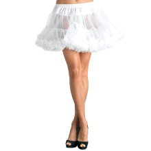 Basic Petticoat Met Twee Lagen Wit