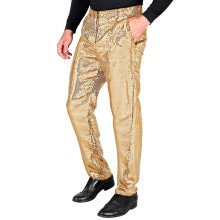 Oogverblindende Pailletten Broek Goud Man