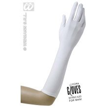 Handschoenen Lycra 37 Centimeter Wit