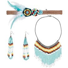 Accessoires Set Indiaanse Blauw