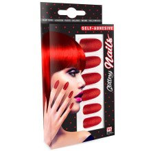 Nagels Diva Glitter Rood