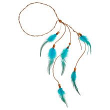 Veren Hoofdband Indiaan Turquoise