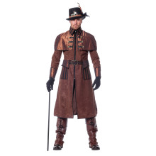 Dark Steampunk Luxe Jas Man Kostuum